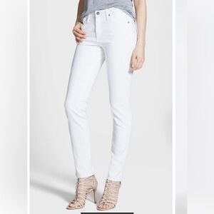 Adriano Goldschmied The Prima mid-rise cigarette jeans White Size 30